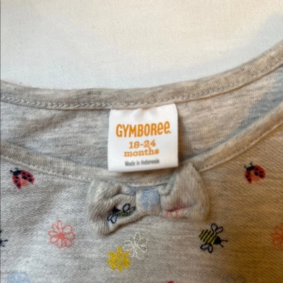 Gymboree Casual Gray and Yellow Dress with Vibrant Style - Picture 2 of 8